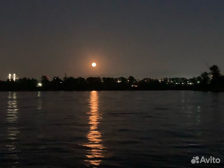 Вечерний сплав на пакрафтах