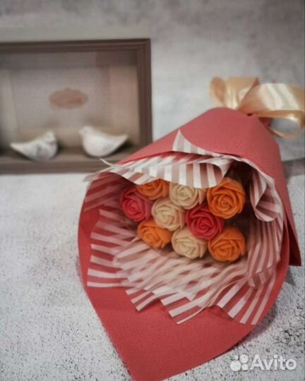 Букет из шоколадных роз