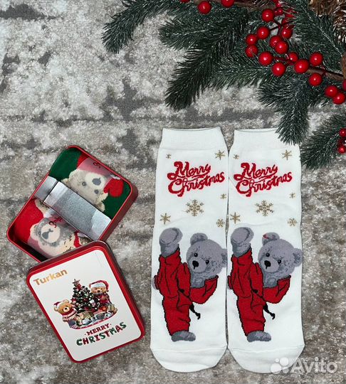 Новогодние носки