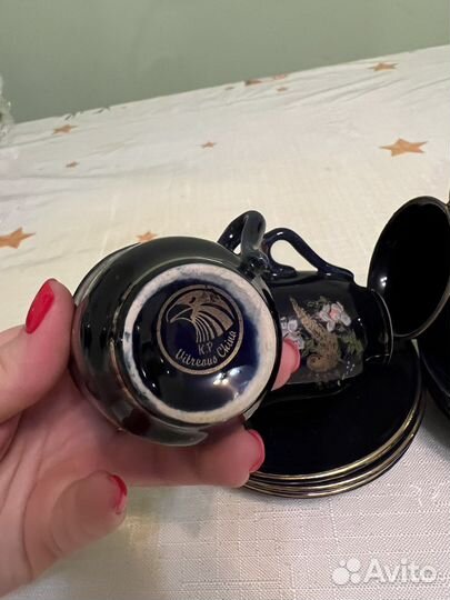 Кофейный сервиз кобальт