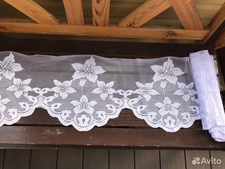 Скатерть, тюль-ламбрекен, отрезы ткани