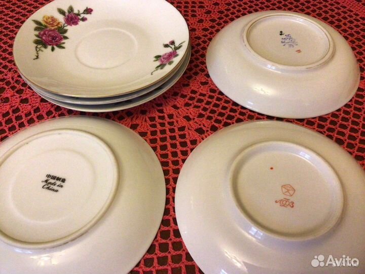 Салатники и блюдца