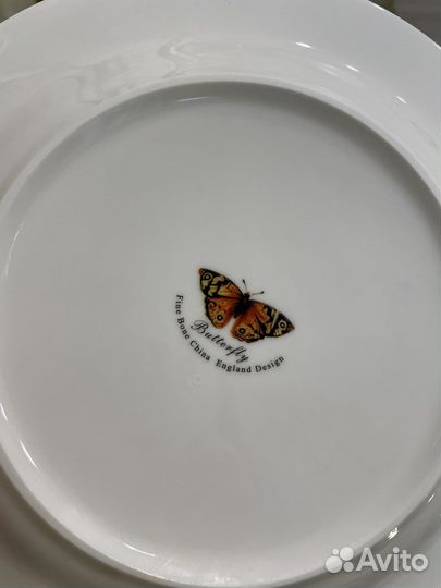 Костяной фарфор кружка тарелки 2шт