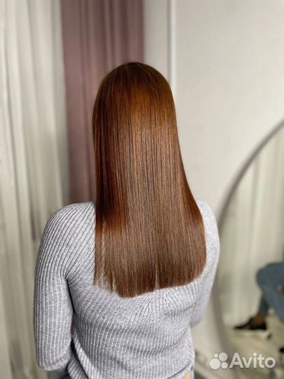 Кератиновое выпрямление