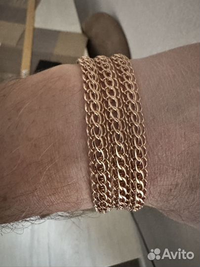 Новая золотая цепь 585 пробы
