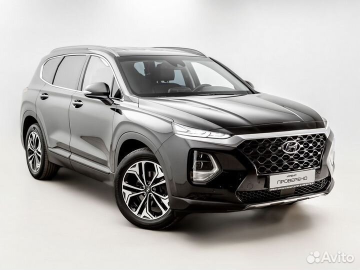 Hyundai Santa Fe 2.2 AT, 2018, 92 285 км