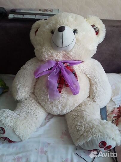 Большая мягкая игрушка медведь,собака