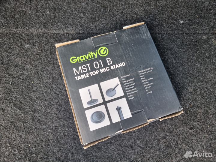 Стойка для микрофона Gravity MS T 01 B