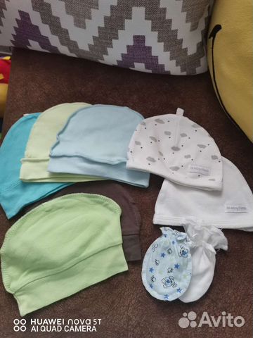 Детские шапочки для новорожденных