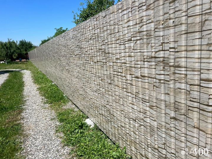 Заборы из профнастила с установкой