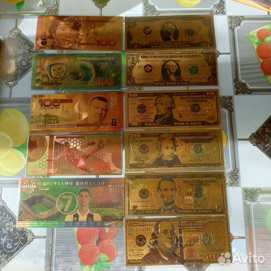 Памятные банкноты копии