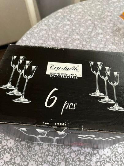 Набор рюмок для ликера новый