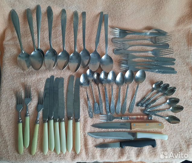 Ложки, вилки, ножи нержавейка СССР