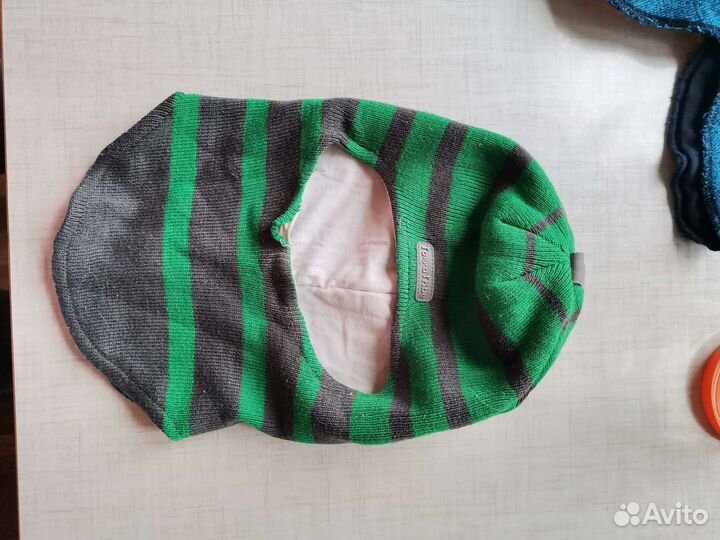 Шапка и шапка-шлем на мальчика зима и осень