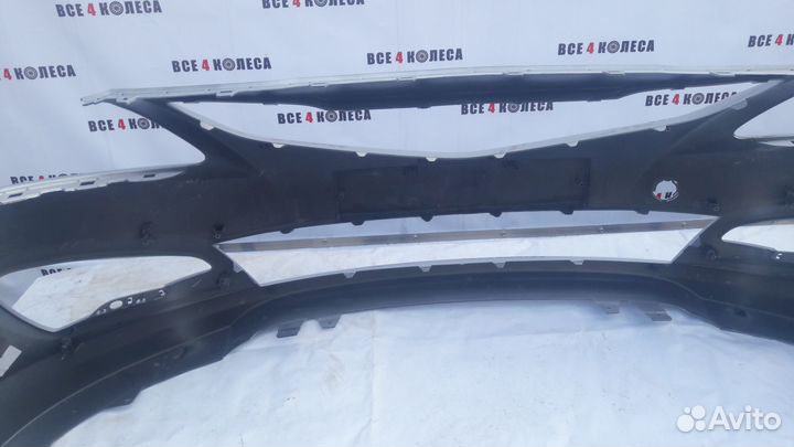 Новый Бампер Hyundai Solaris цвет Серебристый RHM