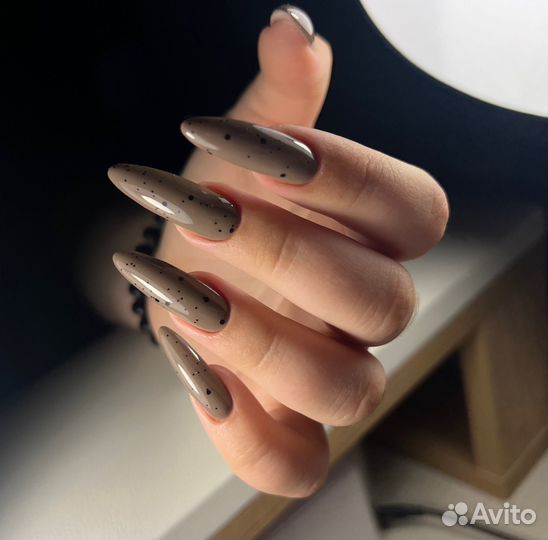 Наращивание/гель лак под ключ/педикюр