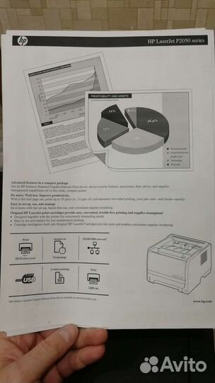 Принтер лазерный нр р2055d
