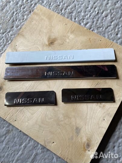 Накладки на пороги nissan qashqai
