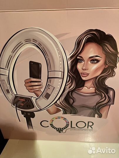 Кольцевая лампа Color