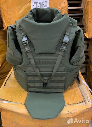 Бронежилет мох типа Ратник военный с защитой