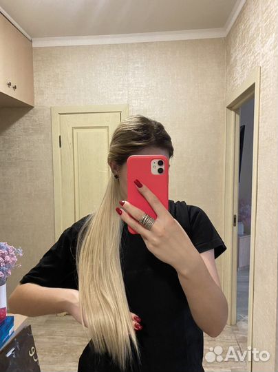 Накладной хвост шиньон