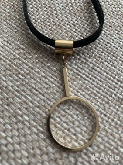 Набор украшений бижутерия под золото серьги чокер