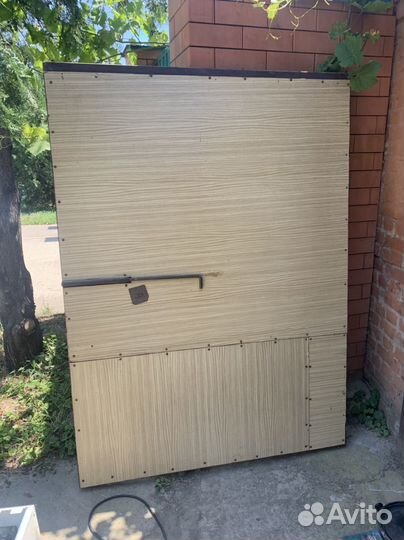 Ворота гаражные металлические бу