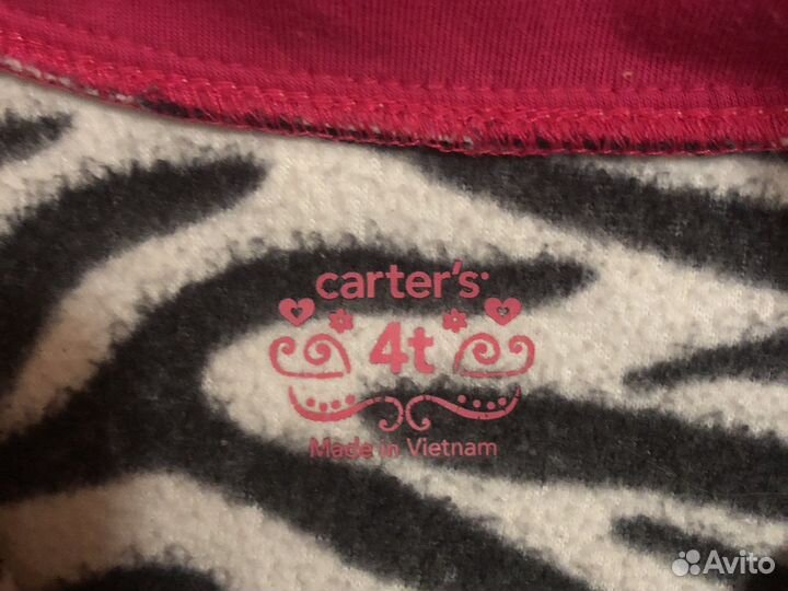 Флисовая толстовка Carters 4T