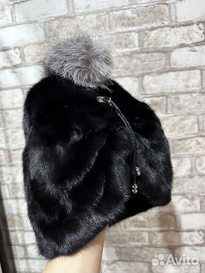 Шапка норковая женская