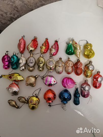 Елочные игрушки СССР