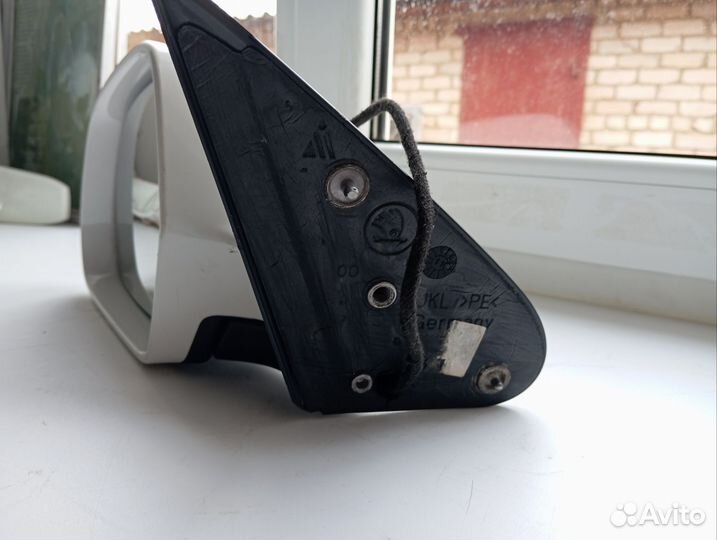 Зеркало левое на skoda octavia a5 с подогревом