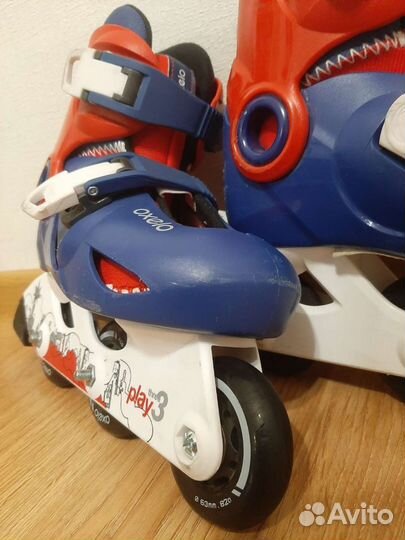 Роликовые коньки детские oxelo с защитой