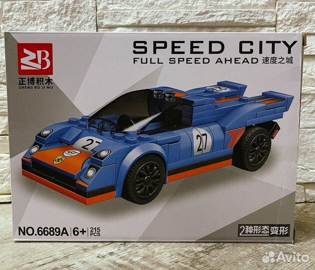 Конструктор Гоночный автомобиль