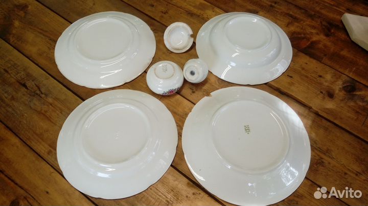 Набор из 4 тарелок и для специй зик СССР кл.1974-1