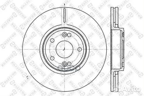 Диск торм. пер. renault laguna 1.6-2.0 1 перед