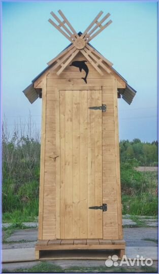 Уличный туалет домик с установкой UDT