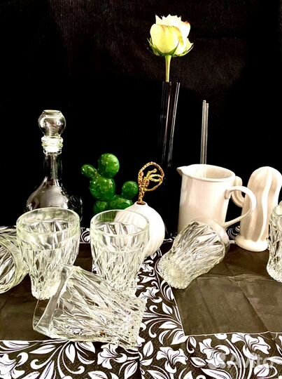 Хрустальные стаканы, бокалы, стопки из СССР