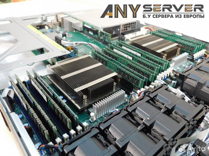 Сервер Supermicro 6018U 2x E5-2670v3 512Gb 4LFF