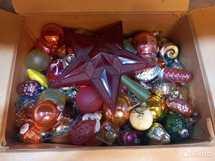 Винтажные ёлочные игрушки