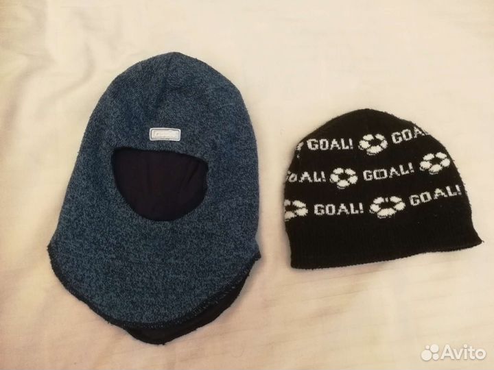 Шапки: шлем lassie 46р. зима и Mothercare 54