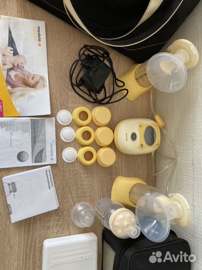 Молокоотсос medela электрический двухфазный