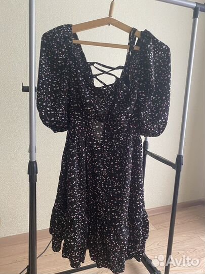 Летнее платье крестьянка