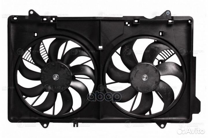 Э/вентиляторы охл. с кожухом (2 вент.) для а/м