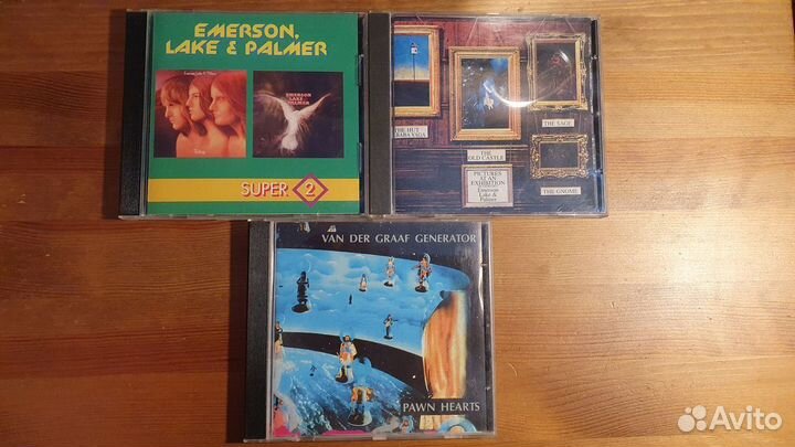 King Crimson, ELP, Van der Graaf Generator на CD