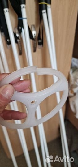 Палки алюминиевые с большим опорным кольцом (d 1