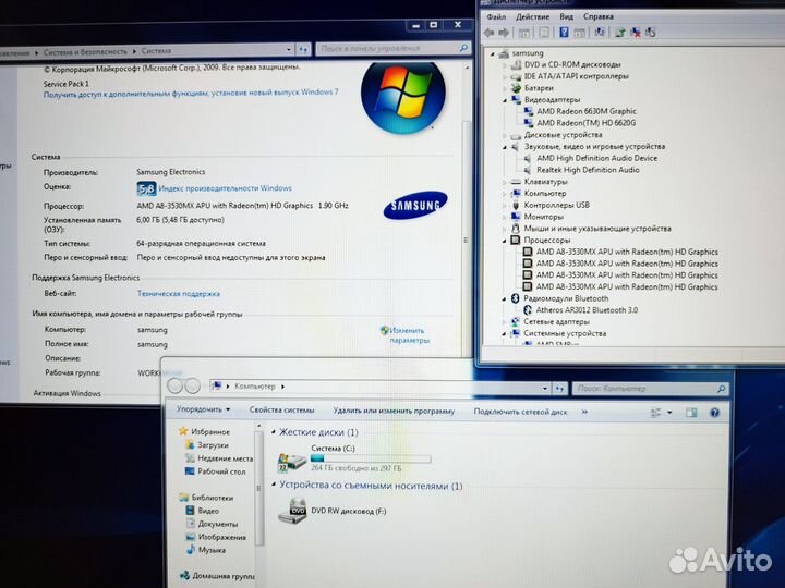Ноутбук samsung 305V5A