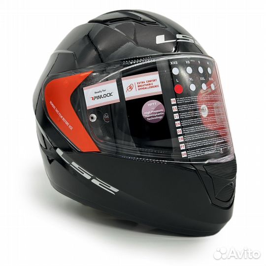 Мотошлем LS2 FF320 stream EVO Solid Black