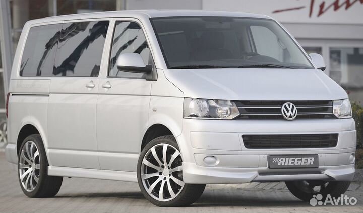 VW T5 GP 09-15 Спойлер переднего бампера Rieger