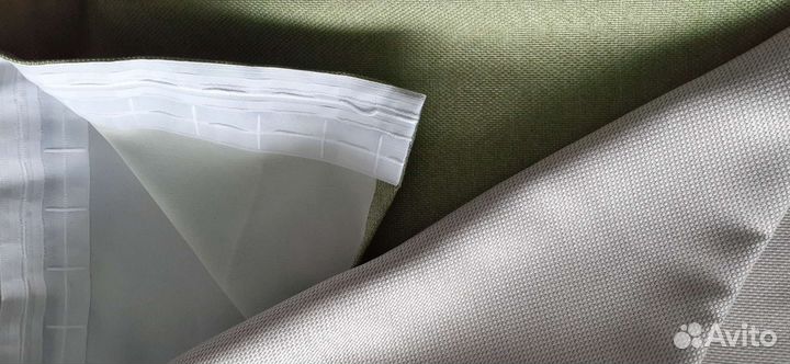 Шторы готовые, рогожка