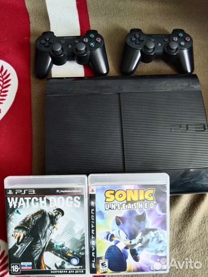 Sony PS3 Прошитая + Диски